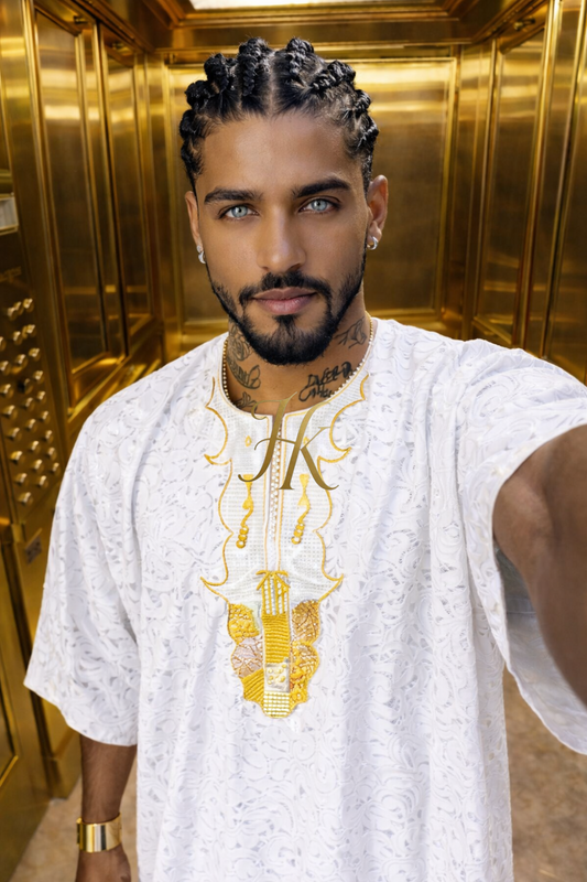 2 Piece Men's boho Dress Set