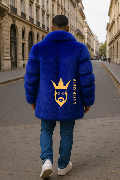 Royal Azure Statement Coat