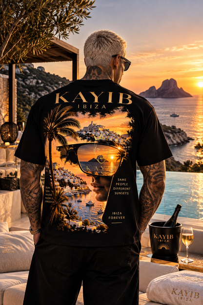 KAYIB IBIZA — ESSENTIAL PREMIUM T-SHIRT  Black