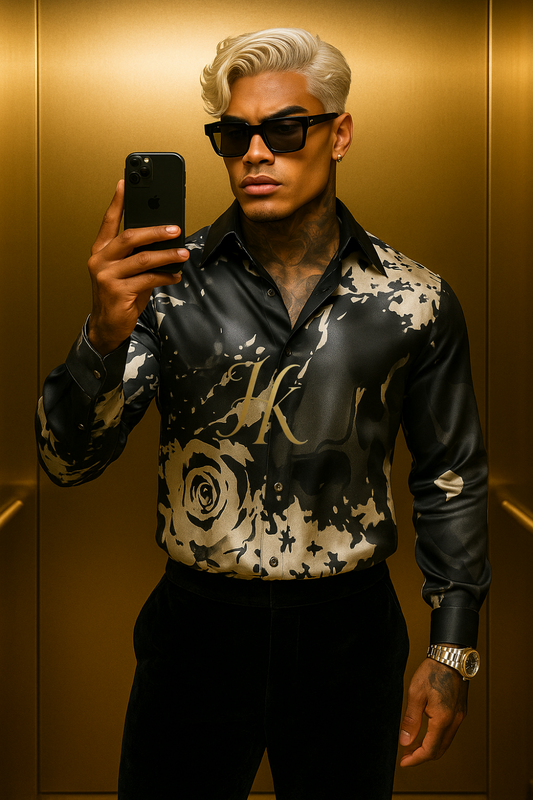 Men’s Premium Silk Shirt – 100% Pure Silk Luxury Fashion