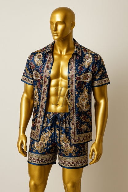 Men’s Luxury Baroque Silk Set – Kayib Exclusive Collection
