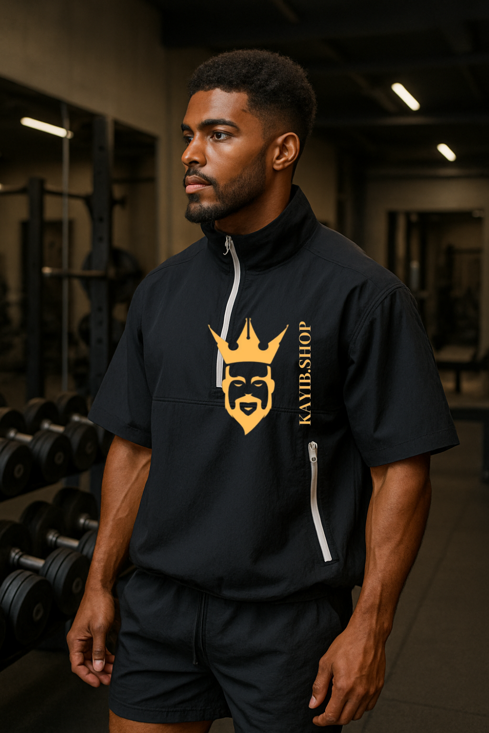 Men’s Casual Summer Tracksuit – 2PCS Short Sleeve Top & Shorts Set