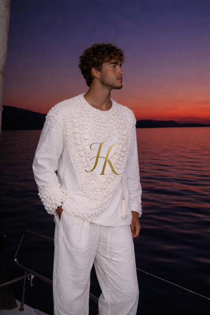 KAYIB Hand-Embroidered Shell Couture Set