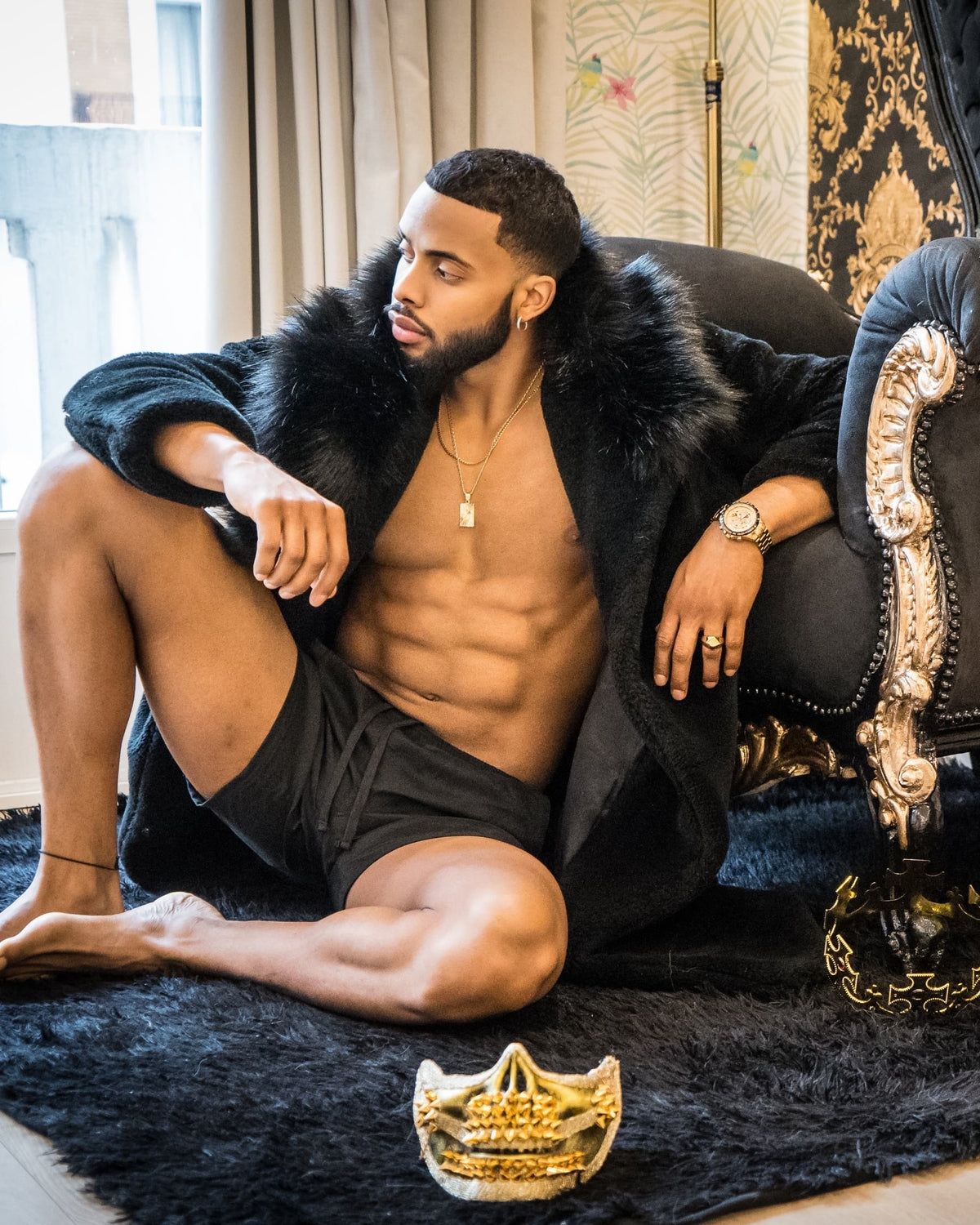 Handmade Men's Teddy Designer Coat