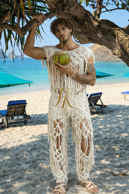 Luxury Handcrafted Macramé Outfit Set
