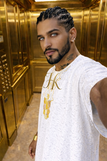 2 Piece Men's boho Dress Set