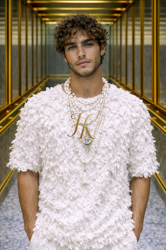 KAYIB — Textured Couture Set  Handcrafted Boho Luxury Ensemble