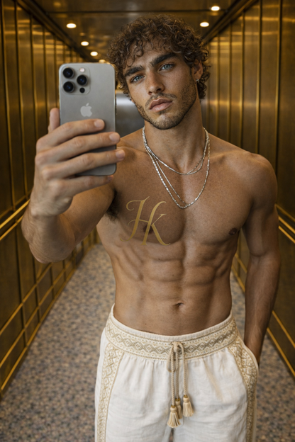 Premium White Nomad Boho Pants – Signature Edition