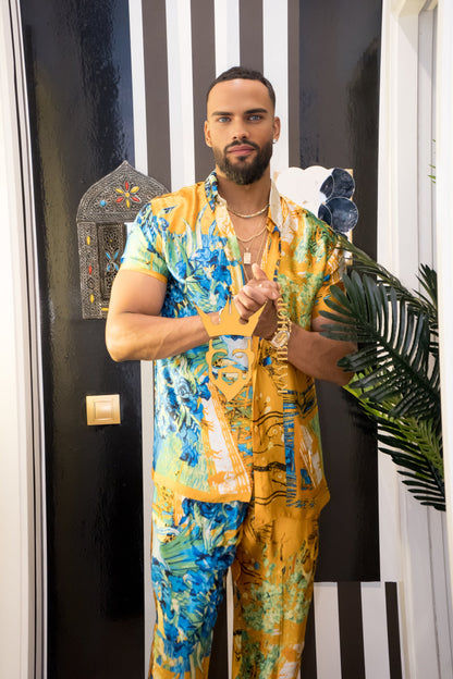 Men's Silk Summer Set outfits : Luxury menswear