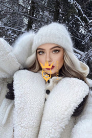 Luxury Teddy genuine wool sheepskin Luxury Coat - Stay Warm and Stylish in this Ethically Produced Fur Coat couple goals - kayibstrore