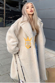 Unisex Teddy Luxury Women's Coat - Stay Warm and Stylish in this Ethically Produced Fur Coat - kayibstrore