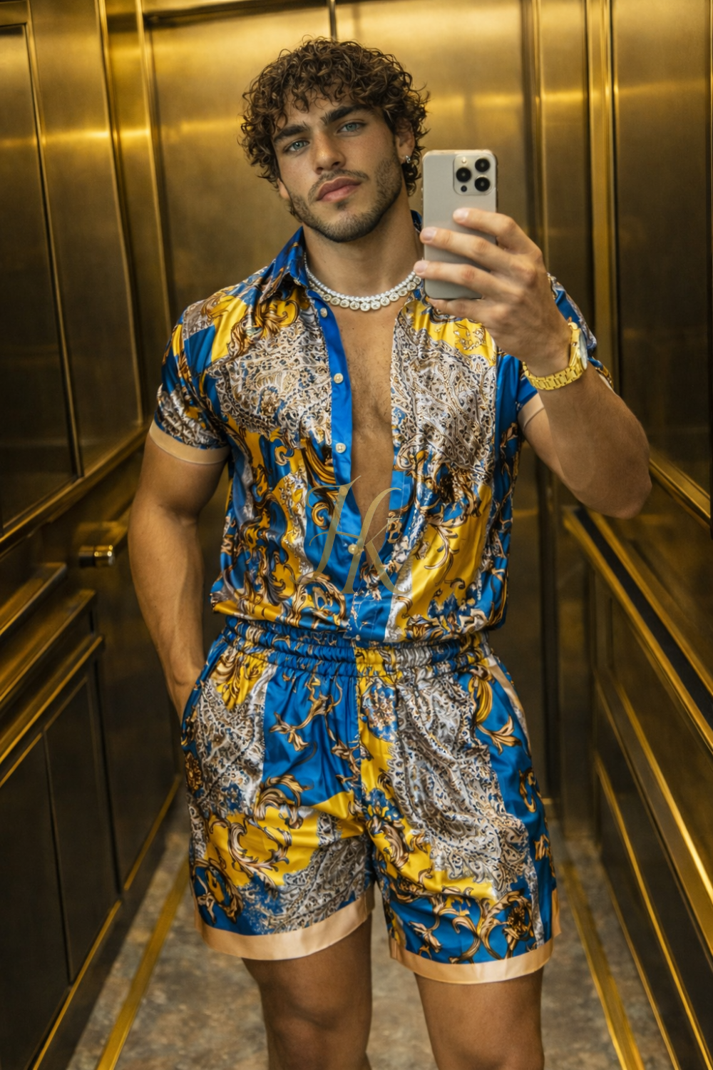 Imperial Silk Set | Luxury Satin Silk Men’s Outfit – Limited Edition