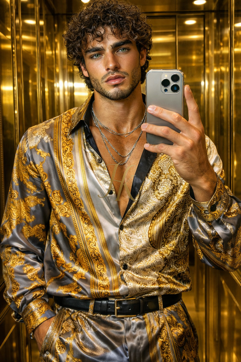 Golden Dynasty Silk Set - kayibstrore