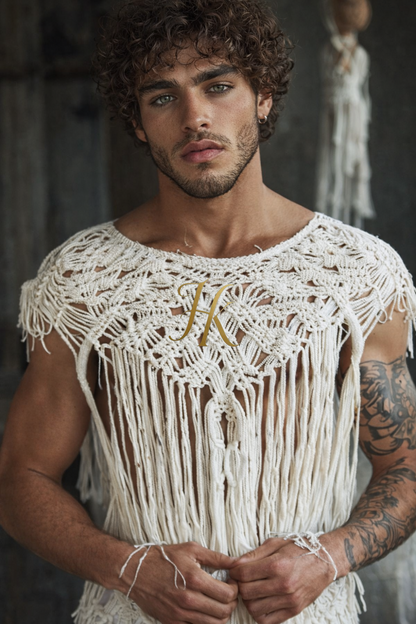 Luxury Handcrafted Macramé Outfit Set