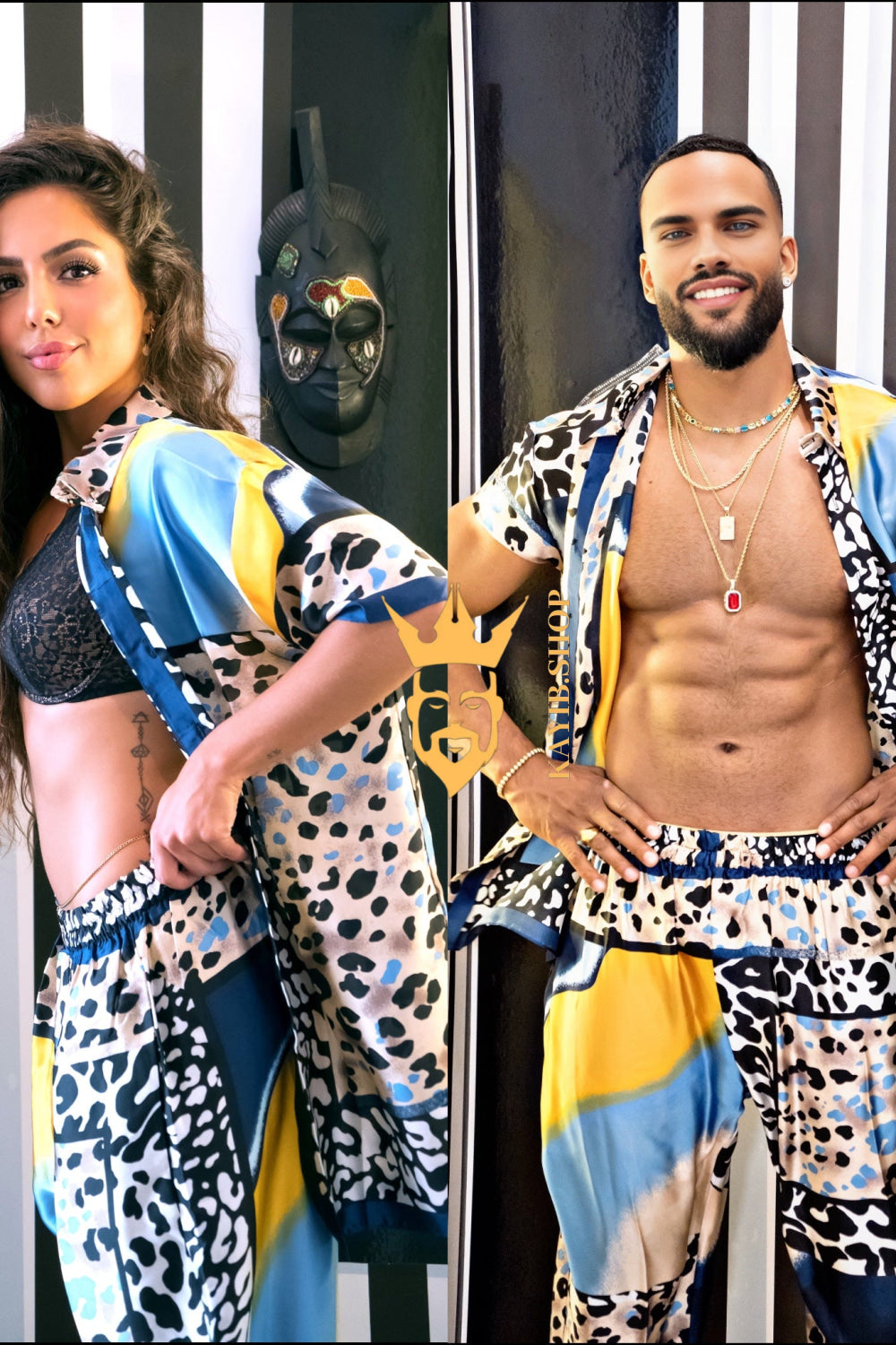 Matching Couple Silk Collection – Iconic Style for Him & Her