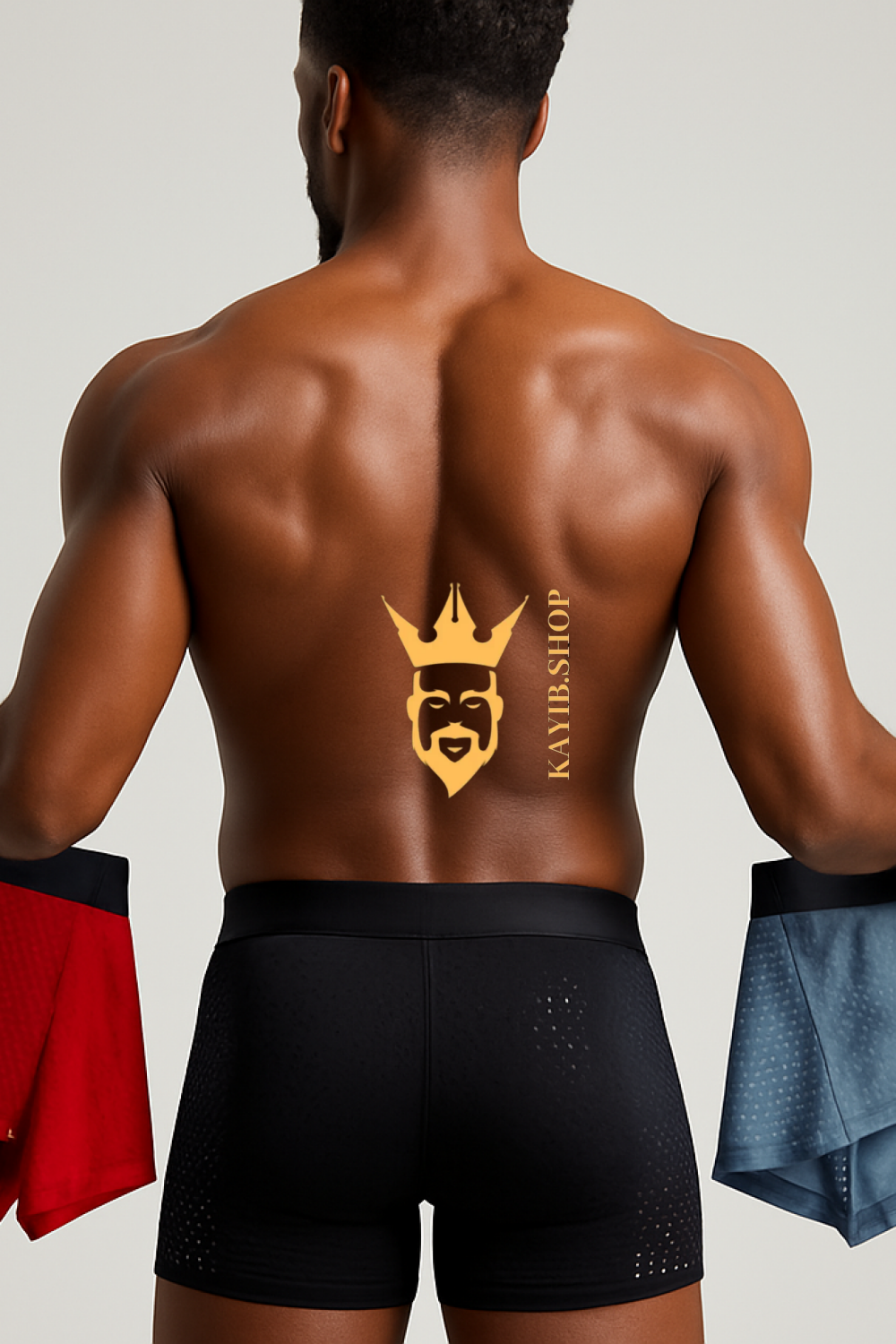 Men’s Padded Hip Enhancer Boxers – Butt Lift Mesh Underwear Shorts