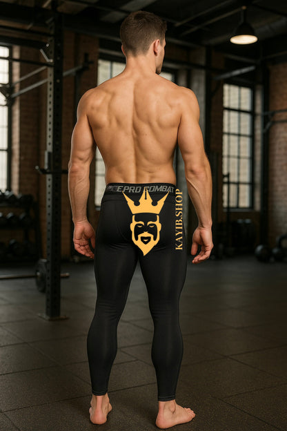 High-Performance Men’s Compression Leggings – Workout & Running Tights for Fitness Support