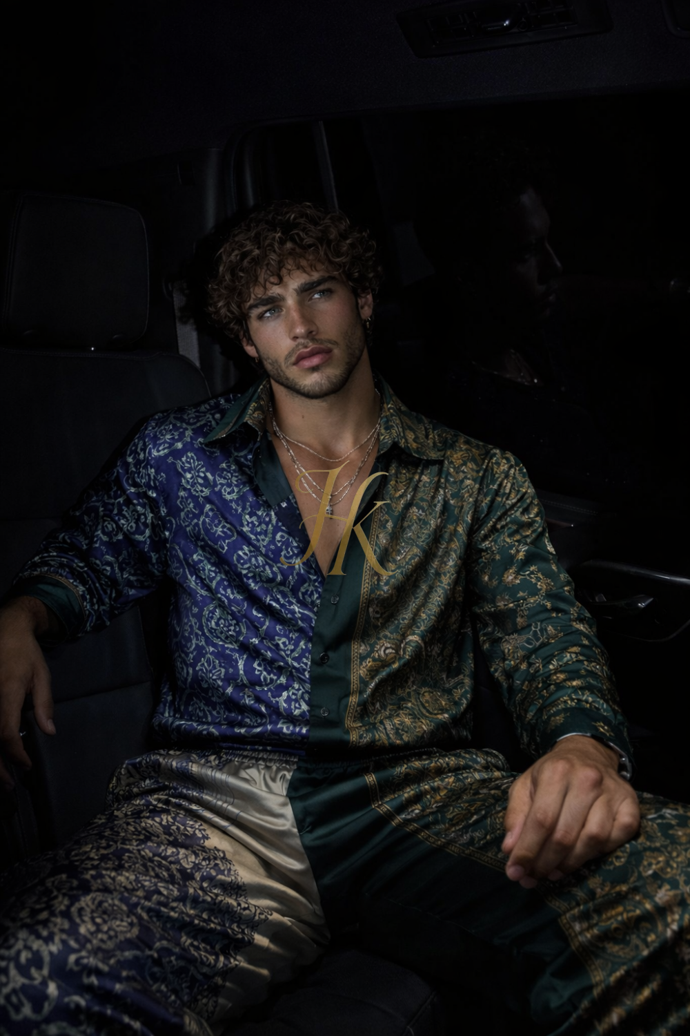 Sovereign Silk Set – Men’s Luxury Printed Shirt & Pants - kayibstrore