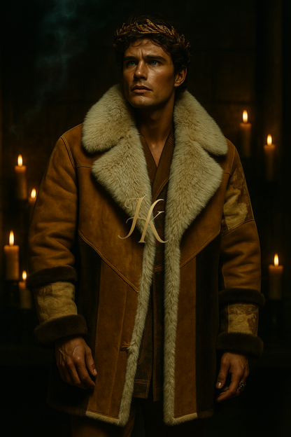 <transcy>Parka impermeable para hombre, chaqueta de invierno, nueva moda, abrigo largo de piel de conejo, Parkas para hombre, prendas de vestir exteriores de piel de zorro natural, ropa de calle</transcy>