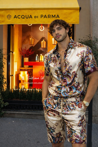 Premium Summer Nights Silk Set – Satin Glow Edition - kayibstrore