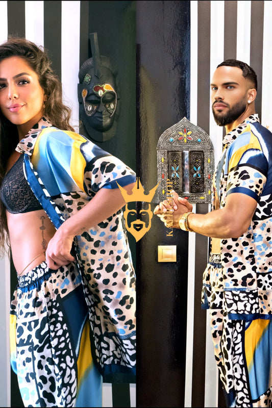Matching Couple Silk Collection – Iconic Style for Him & Her