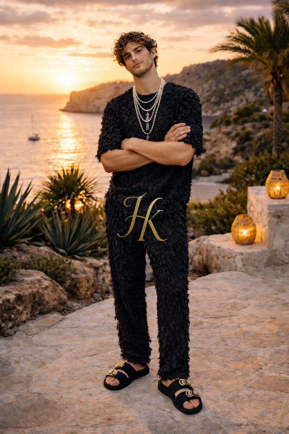 Luxury Handmade Textured Boho Set for Men | KAYIB