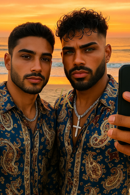 Men’s Luxury Baroque Silk Set – Kayib Exclusive Collection