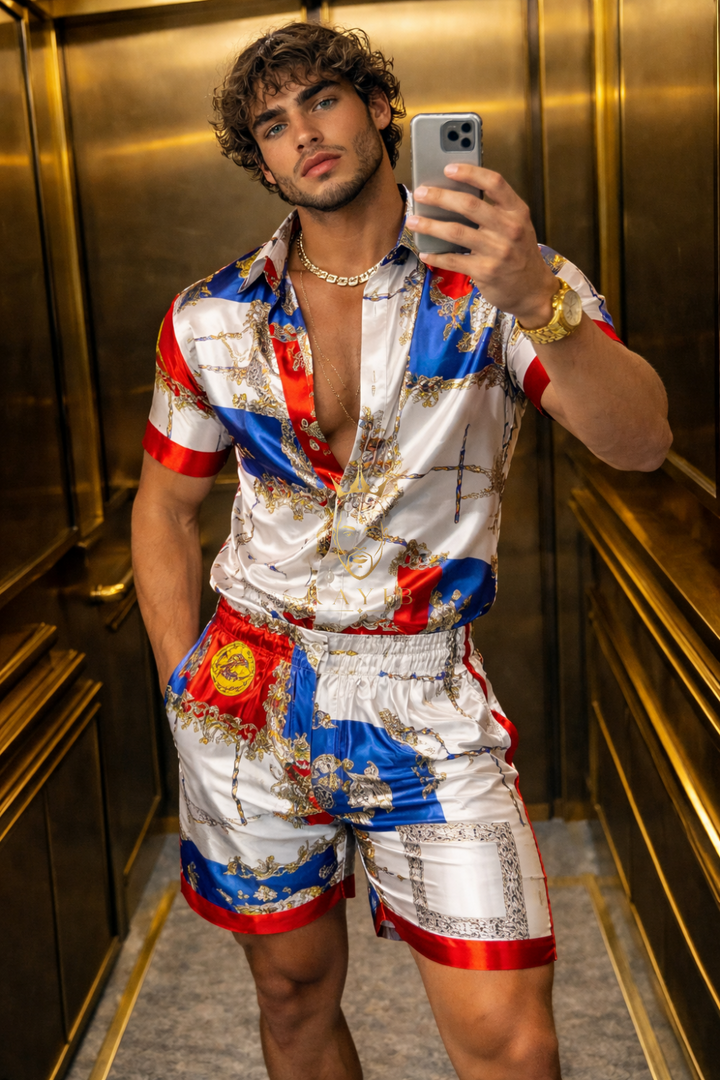 silk shirt & outfits - Men's Silk Clothing