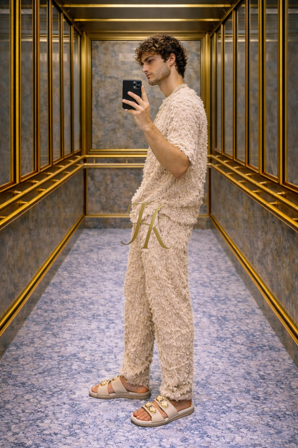 Luxury Handmade Textured Boho Premium Set for Men | KAYIB