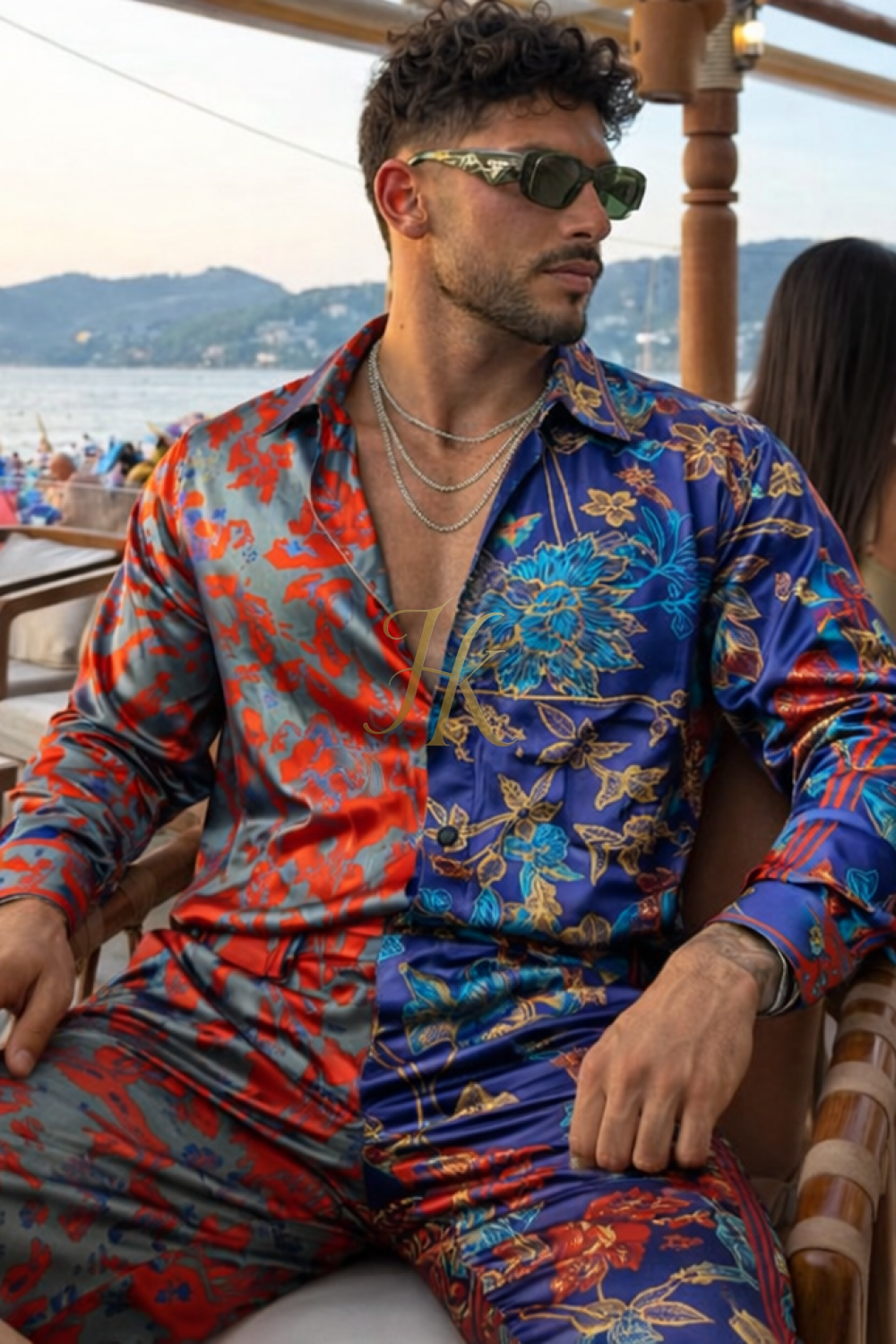 Imperial Silk Statement Set – Men’s Luxury Shirt & Pants Ensemble - kayibstrore