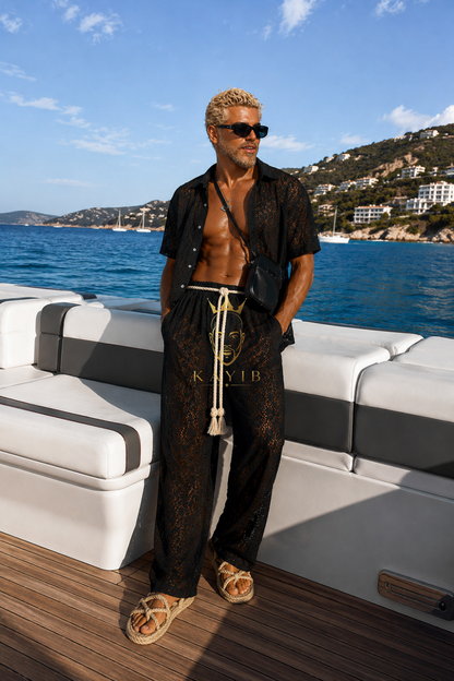 KAYIB — Black Lace Resort Set
