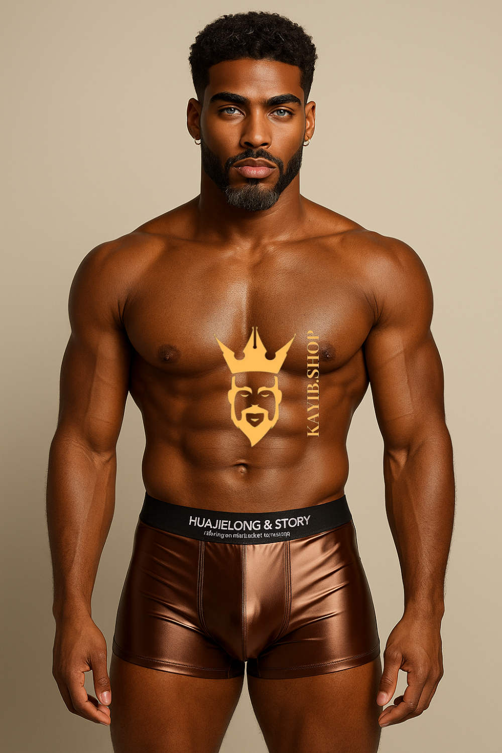 3PCS Luxury Ice Silk Men’s Boxers – Smooth Satin-Like Underwear with Breathable Mesh Crotch