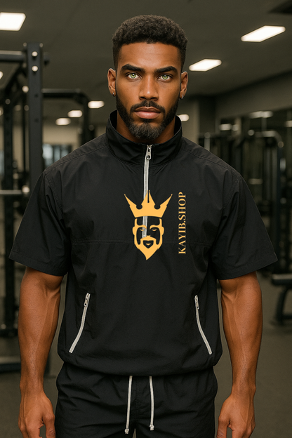 Men’s Casual Summer Tracksuit – 2PCS Short Sleeve Top & Shorts Set