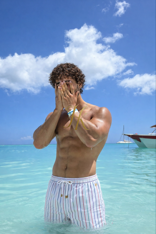 Conjunto de vestido de seda de lujo para hombre rojo