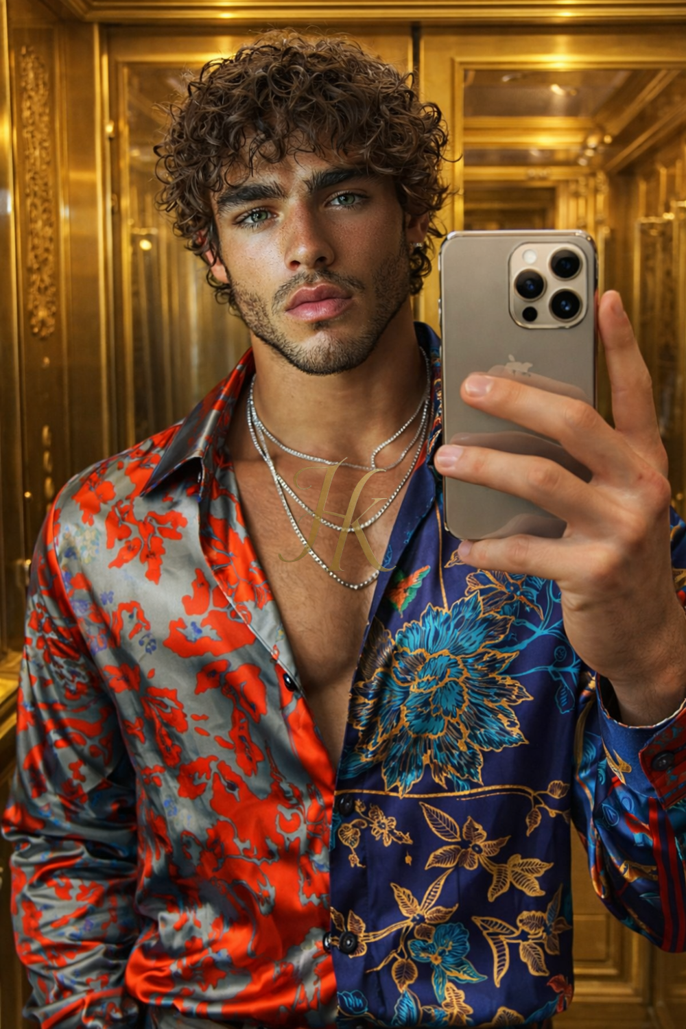 Imperial Silk Statement Set – Men’s Luxury Shirt & Pants Ensemble - kayibstrore