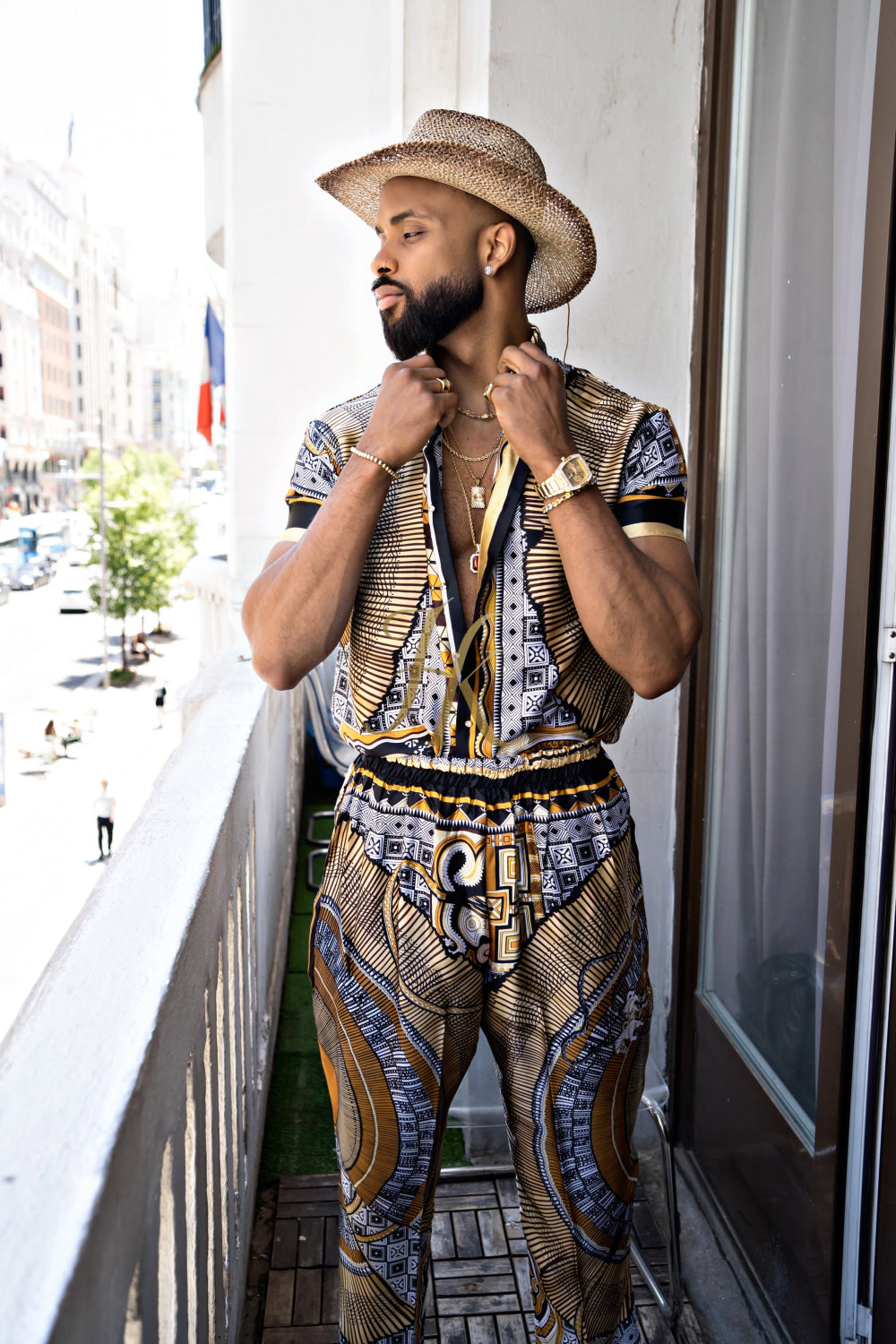 Luxury Silk Set for Men: Perfect Summer and Beach Wear
