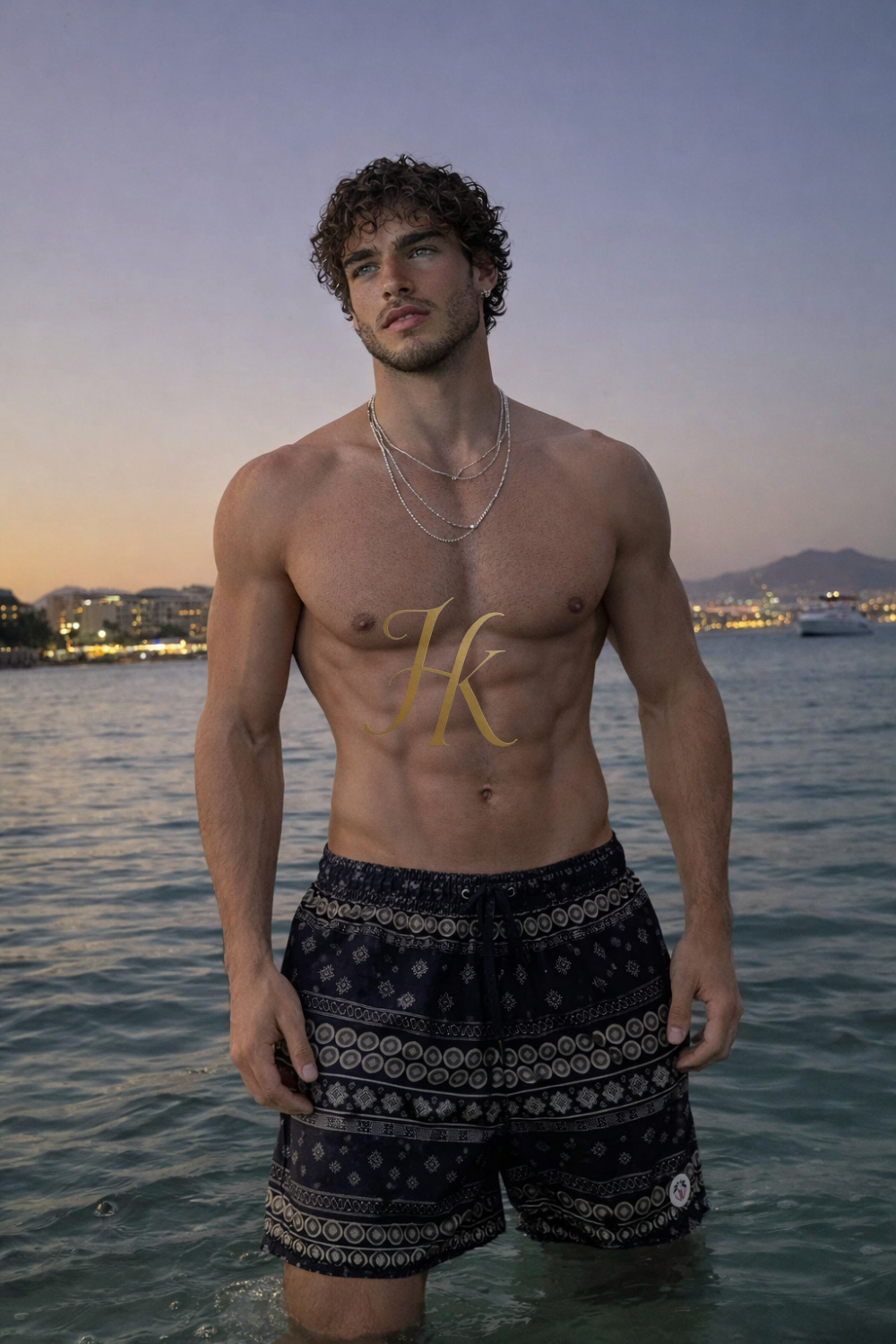 Conjunto de vestido de seda de lujo para hombre rojo