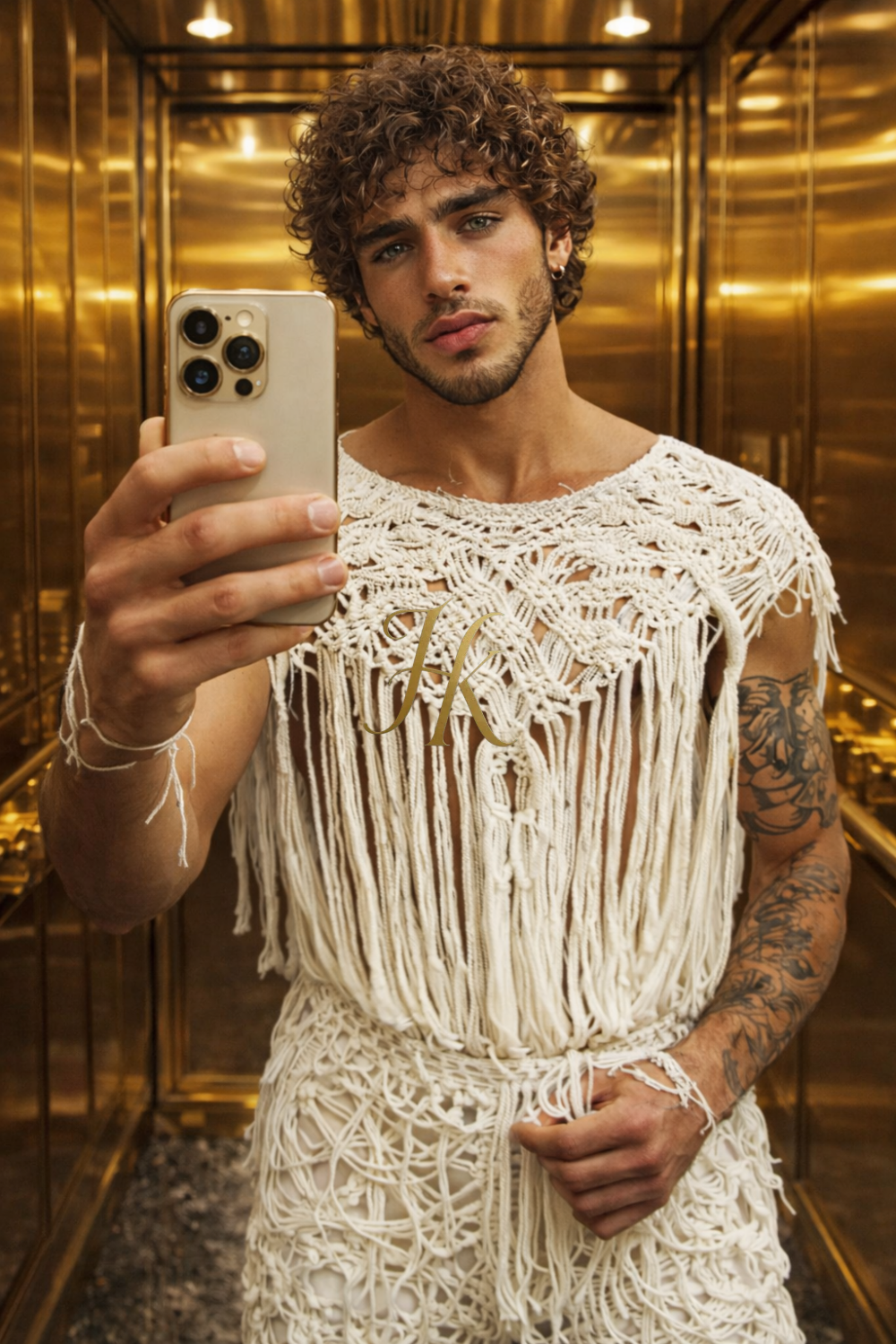 Luxury Handcrafted Macramé Outfit Set