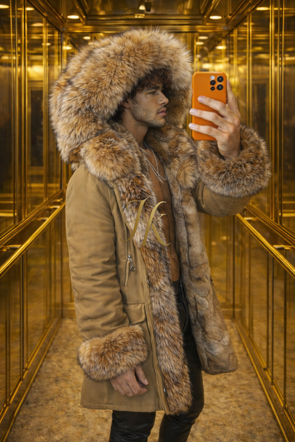 MEN’S LUXURY FOX FUR PARKA – ICON EDITION