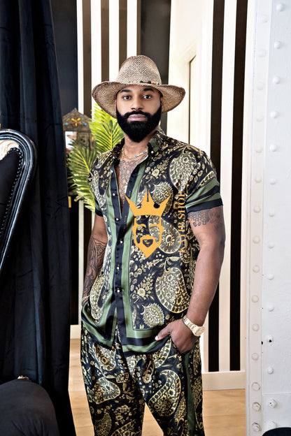 Unleash Your Style: Luxury Silk Rave Wear for Men