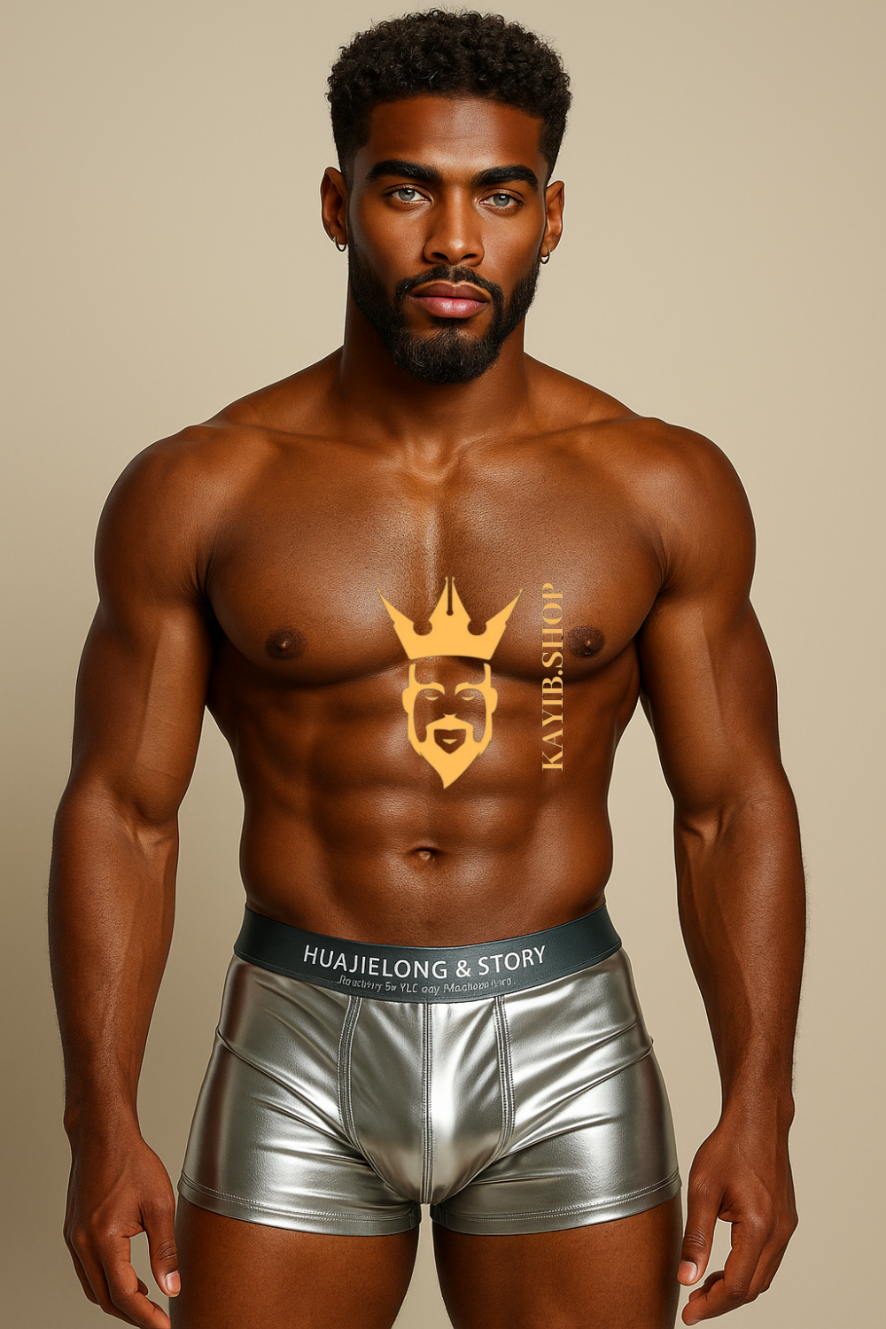 3PCS Luxury Ice Silk Men’s Boxers – Smooth Satin-Like Underwear with Breathable Mesh Crotch