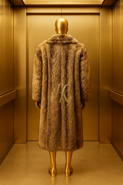 <transcy>Parka impermeable para hombre, chaqueta de invierno, nueva moda, abrigo largo de piel de conejo, Parkas para hombre, prendas de vestir exteriores de piel de zorro natural, ropa de calle</transcy>