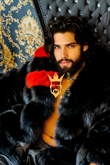 Luxurious Fox Fur Coats for Men - Elevate Your Style and Warmth"