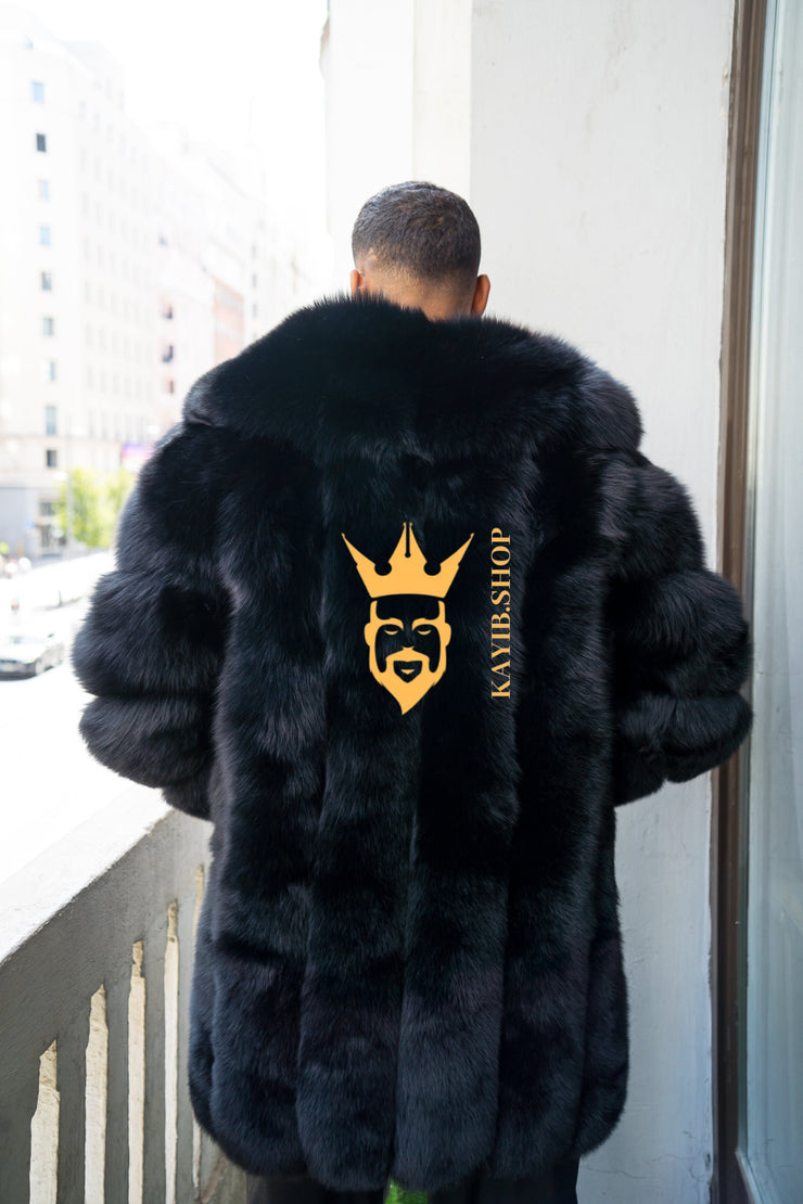 "Experience Opulence: Luxurious Fox Fur Coats for Men - Elevate Your Style and Warmth" - kayibstrore