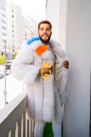Winter Luxurious Fox Fur Coats for Men - Elevate Your Style and Warmth - kayibstrore