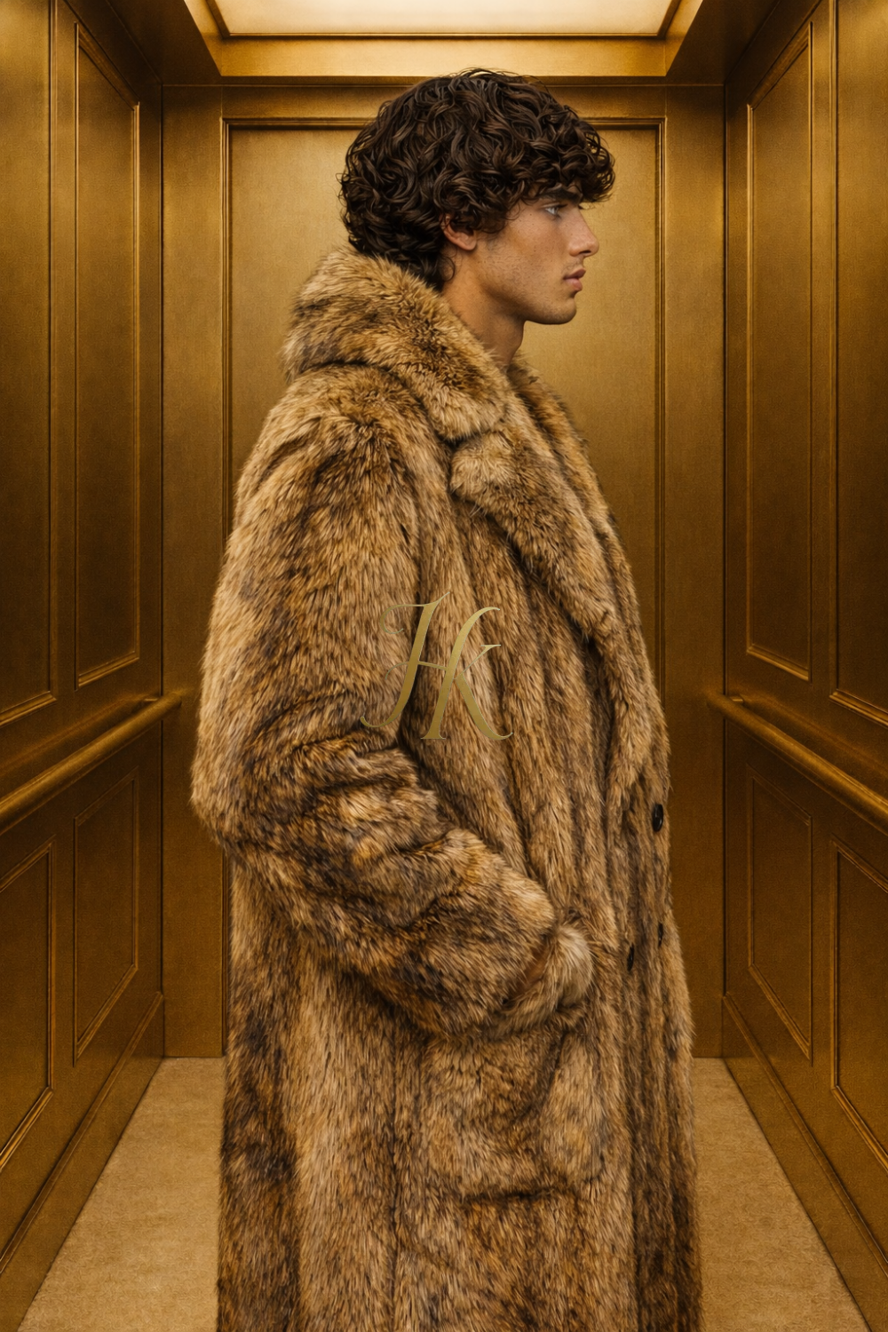 <transcy>Parka impermeable para hombre, chaqueta de invierno, nueva moda, abrigo largo de piel de conejo, Parkas para hombre, prendas de vestir exteriores de piel de zorro natural, ropa de calle</transcy>