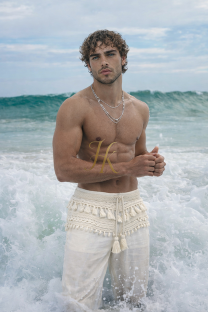 White Nomad Boho Pants – Signature Edition