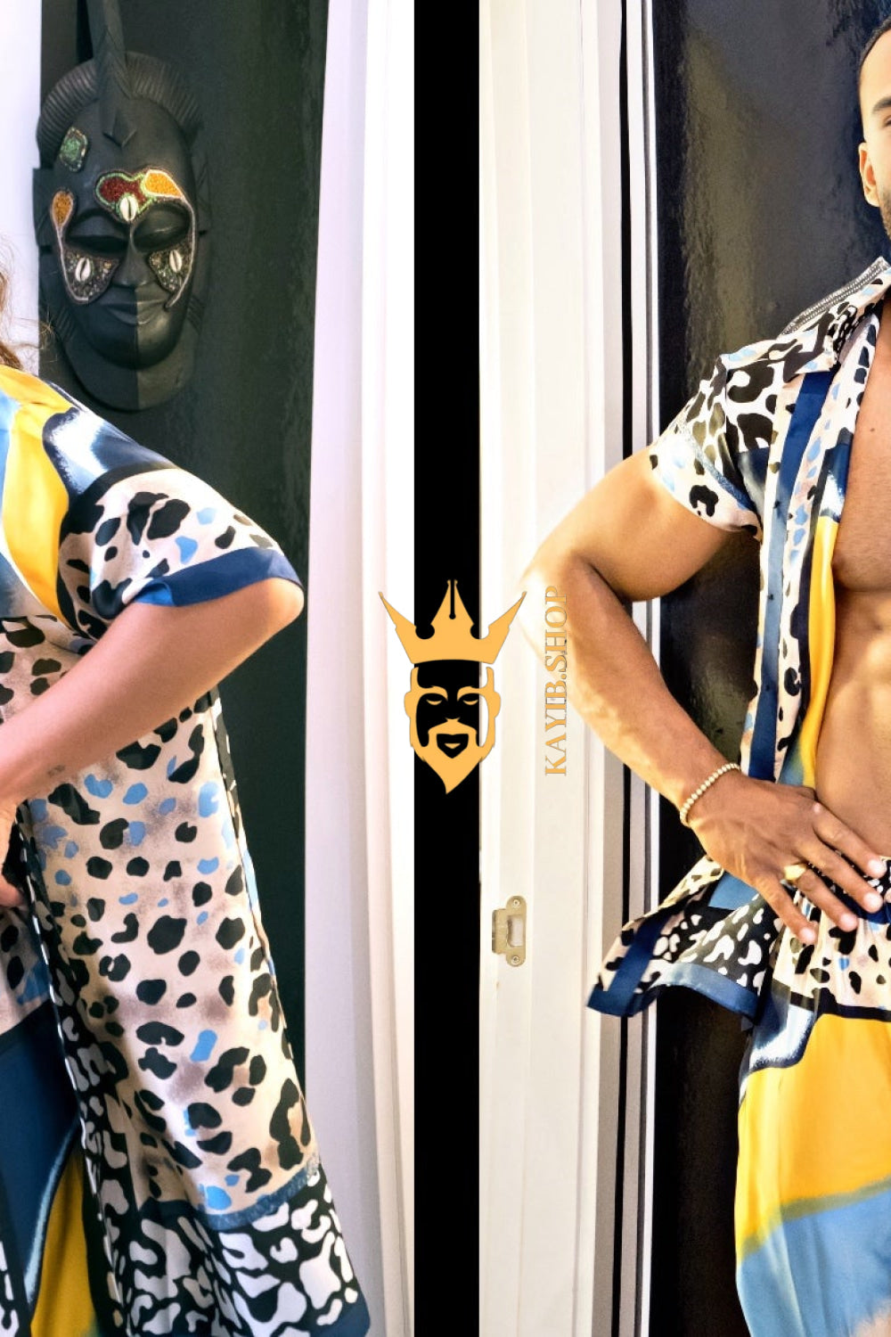 Matching Couple Silk Collection – Iconic Style for Him & Her