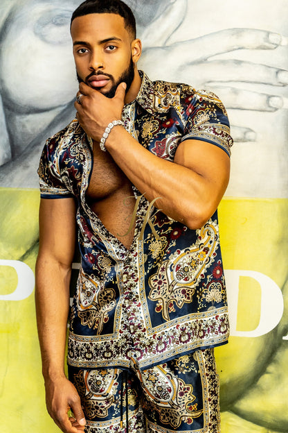 Men’s Luxury Baroque Silk Set – Kayib Exclusive Collection