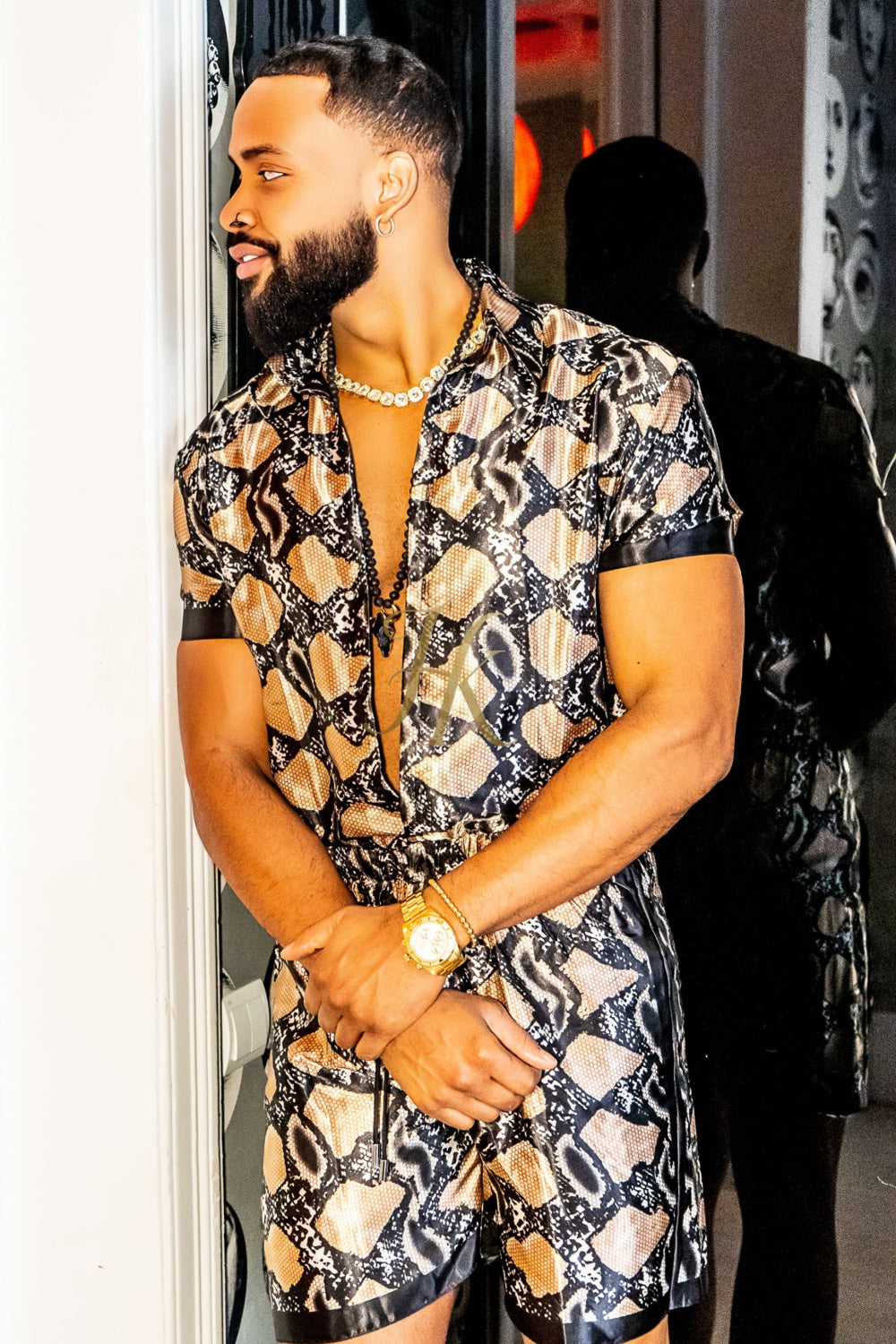 Masculine Outfits Silk Dress